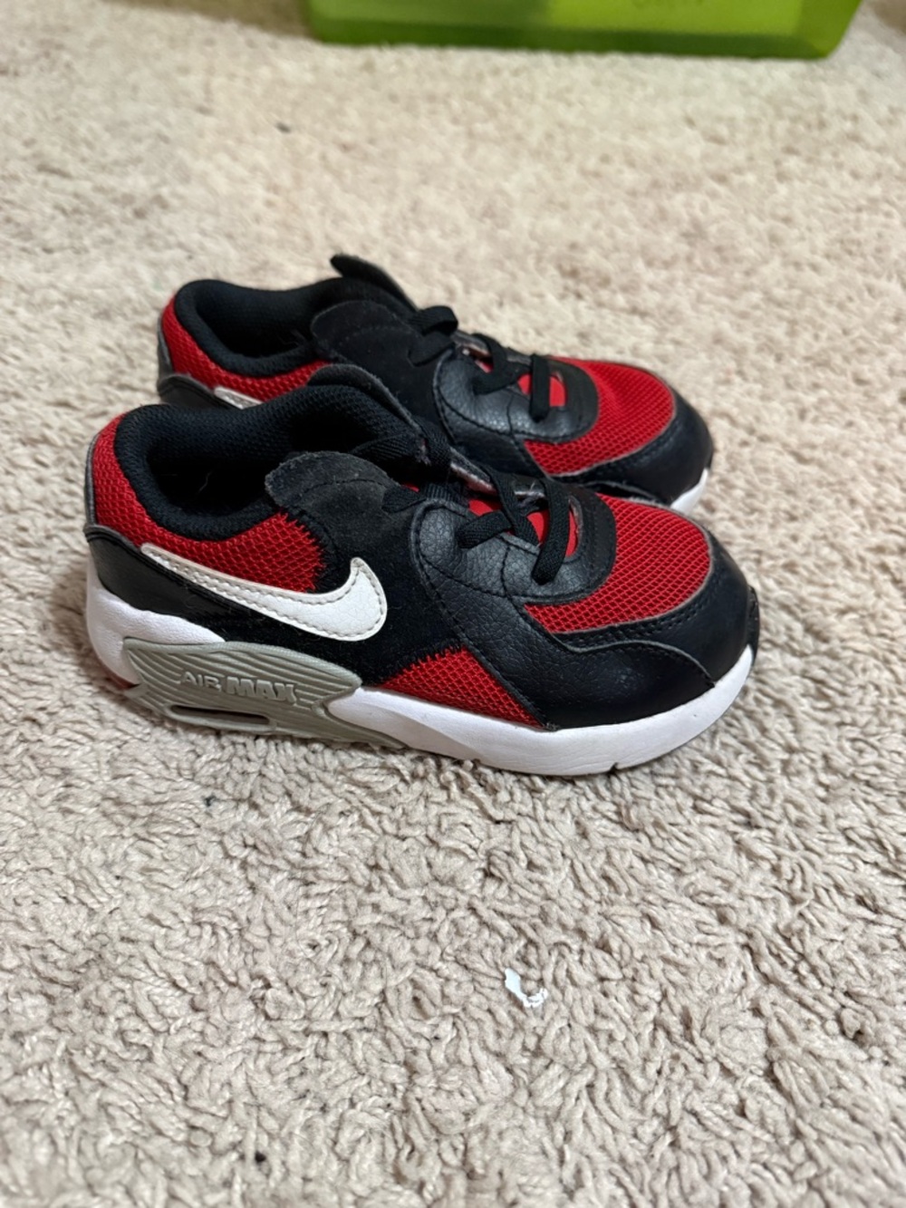 Nike Kids Red and Black AirMax Sneakers